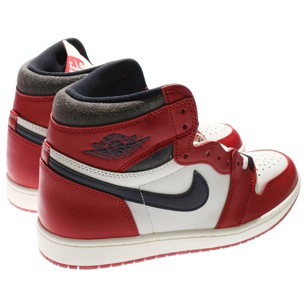 NIKE(ナイキ) AIR JORDAN 1 LOST&FOUND DZ5485-612 エアジョーダン1 ロスト&ファウンド シカゴ ハイカットスニーカー ホワイト/レッド US9/27.0cm