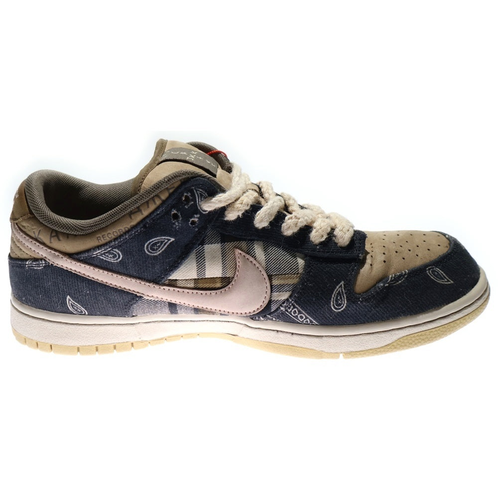 NIKE SB(ナイキエスビー) ×TRAVIS SCOTT SB DUNK LOW PRM QS CACTUS JACK CT5053-001 トラヴィススコット SBダンクロー カクタスジャック ローカットスニーカー US10/28.0cm