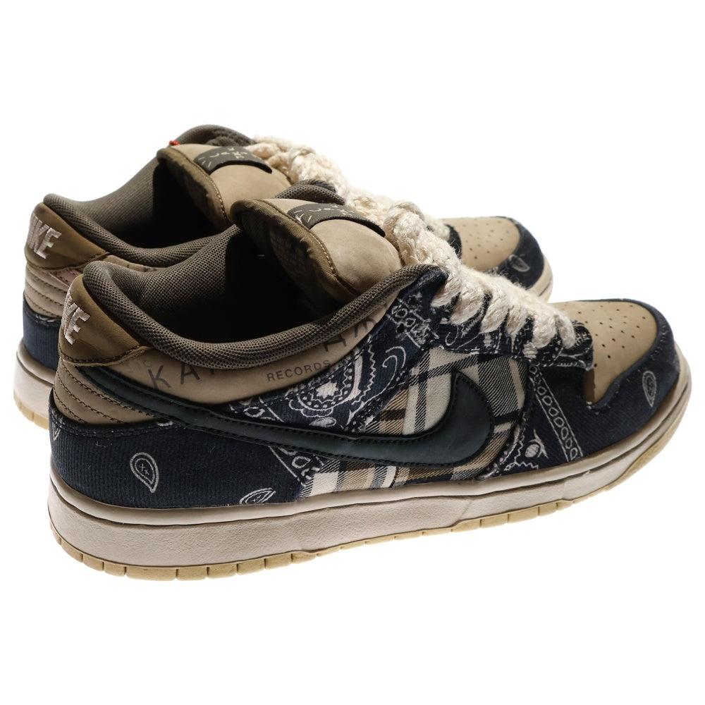 NIKE SB(ナイキエスビー) ×TRAVIS SCOTT SB DUNK LOW PRM QS CACTUS JACK CT5053-001 トラヴィススコット SBダンクロー カクタスジャック ローカットスニーカー US9.5/27.5cm