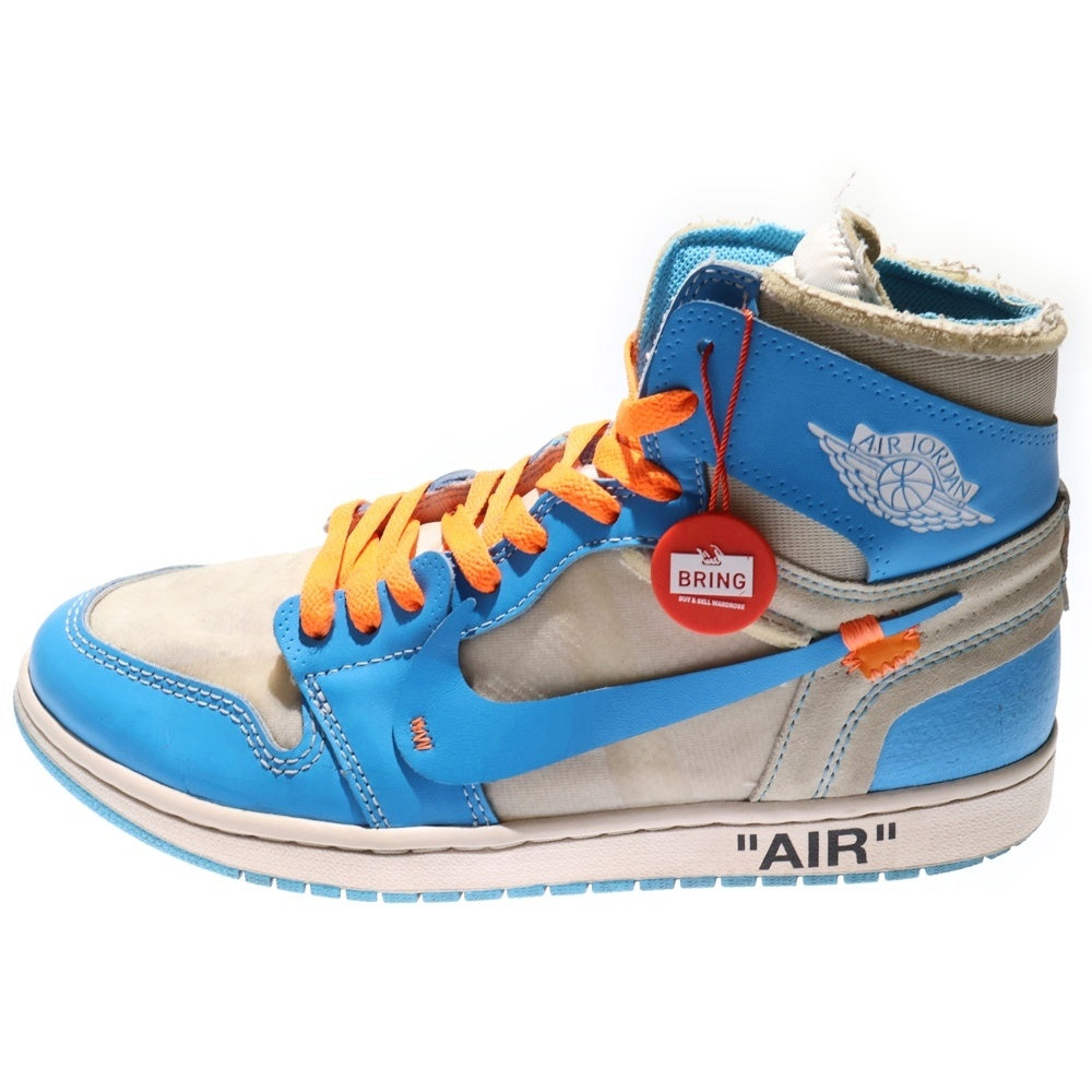 NIKE(ナイキ) ×OFF-WHITE AIR JORDAN 1 POWDER BLUE UNC AQ0818-148
