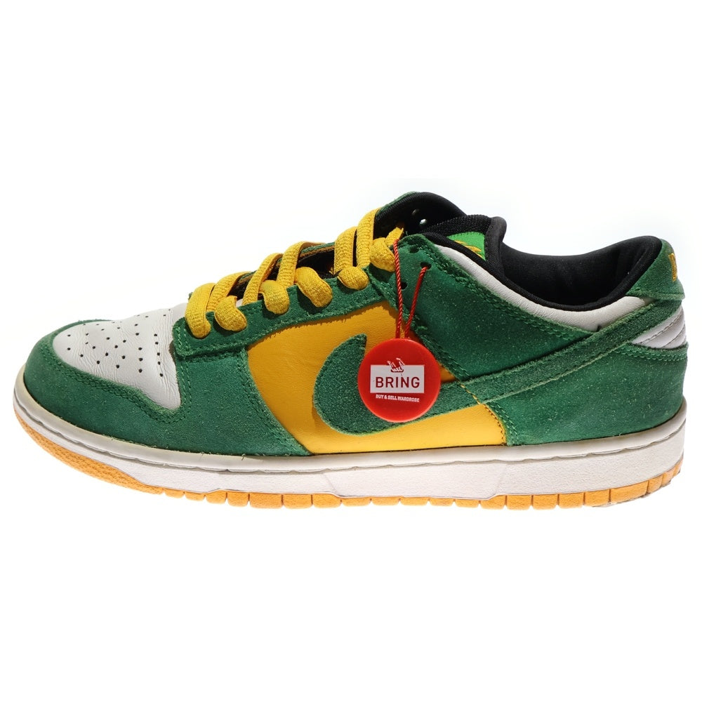 NIKE SB(ナイキエスビー) 【観賞用】DUNK LOW PRO BUCK ダンクローバック ローカットスニーカー 304292-132 US7.5/25.5cm ホワイト/グリーン