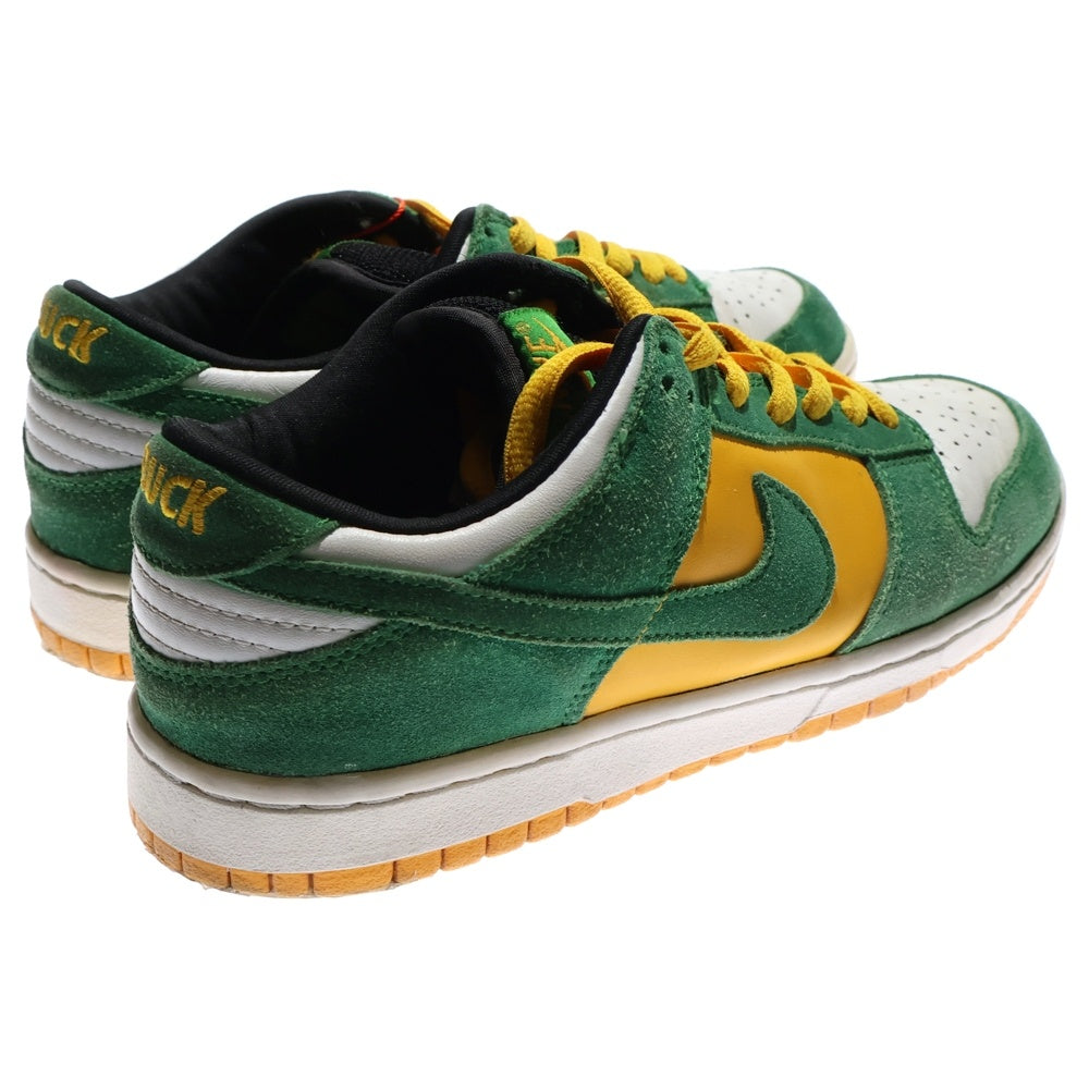 NIKE SB(ナイキエスビー) 【観賞用】DUNK LOW PRO BUCK ダンクローバック ローカットスニーカー 304292-132 US7.5/25.5cm ホワイト/グリーン