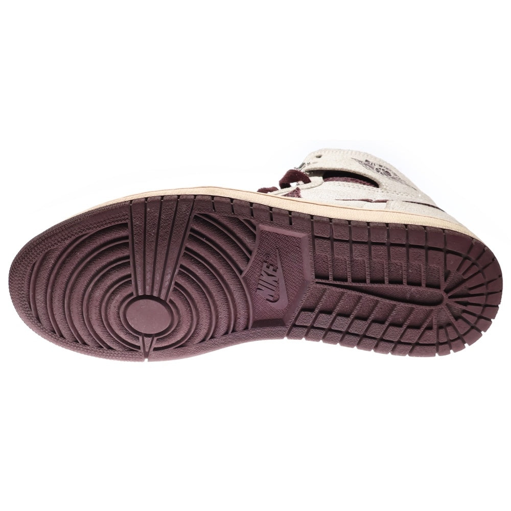 NIKE(ナイキ) ×A MA MANIERE AIR JORDAN 1 RETRO HIGH OG SP DO7097-100 アマ マニエール エアジョーダン1 ハイカットスニーカー US8/26.0cm ホワイト/ブラウン