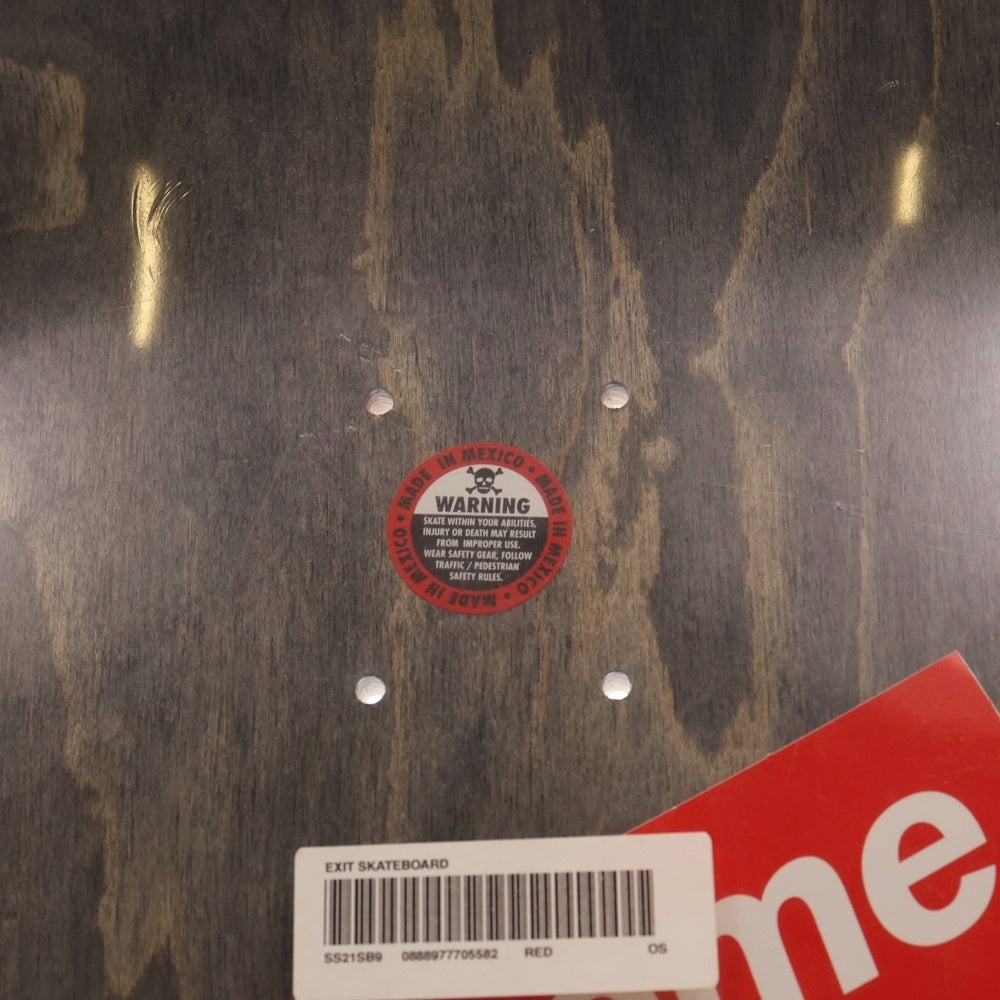 SUPREME(シュプリーム) 21SS Exit Skateboard Deck スケートボードデッキ マルチ