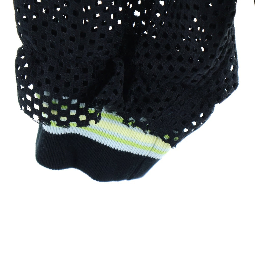 FACETASM(ファセッタズム) MESH STADIUM JACKET NAT-JK-M08 ロゴワッペン メッシュスタジアムジャケット ブラック