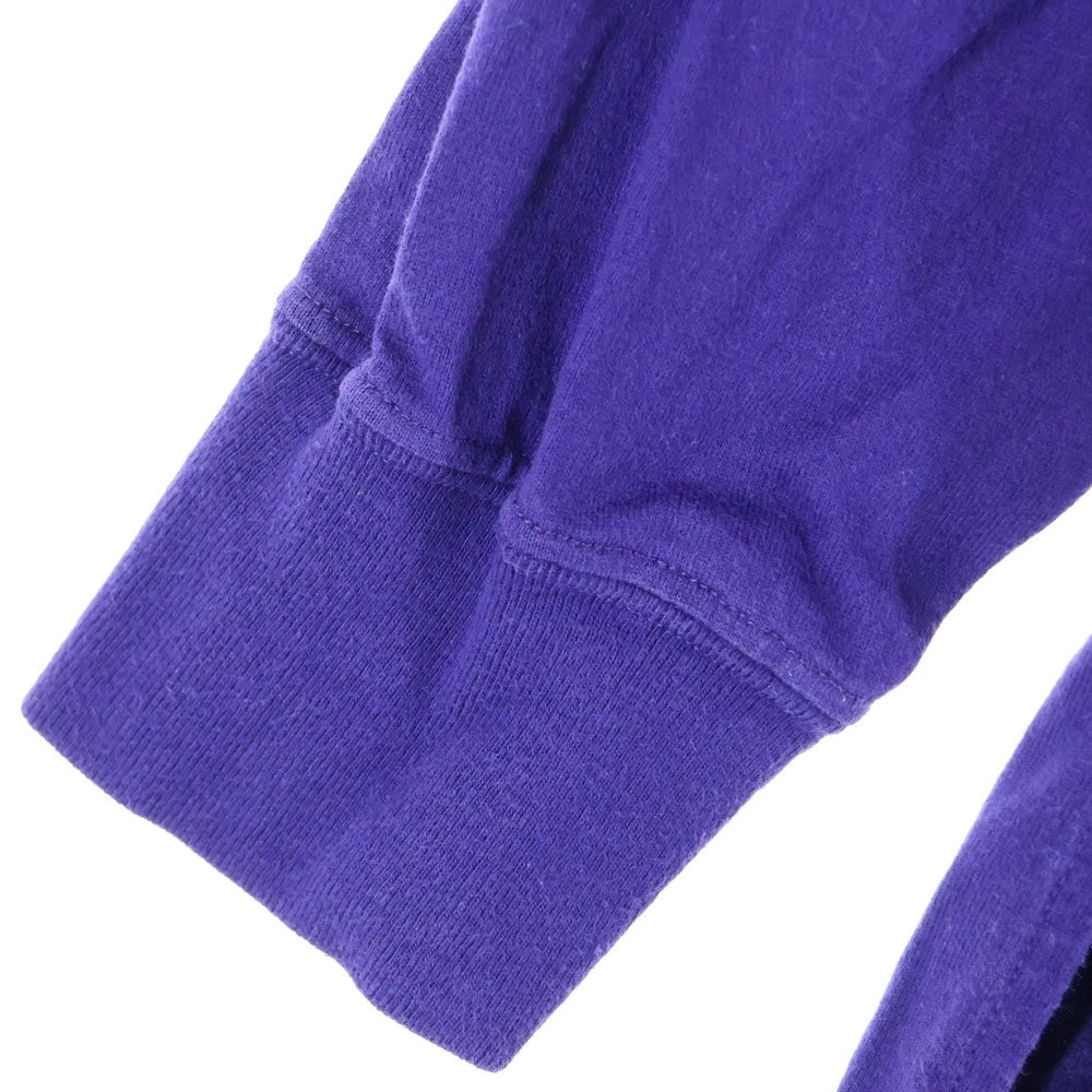 FACETASM(ファセッタズム) MKS-TEE-U03 フロントロゴプリント ロングスリーブTシャツ パープル