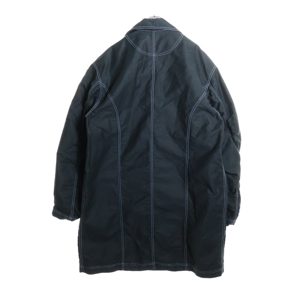 FACETASM(ファセッタズム) 24AW KR-CO-M01 カラーステッチ ロングコート ブラック