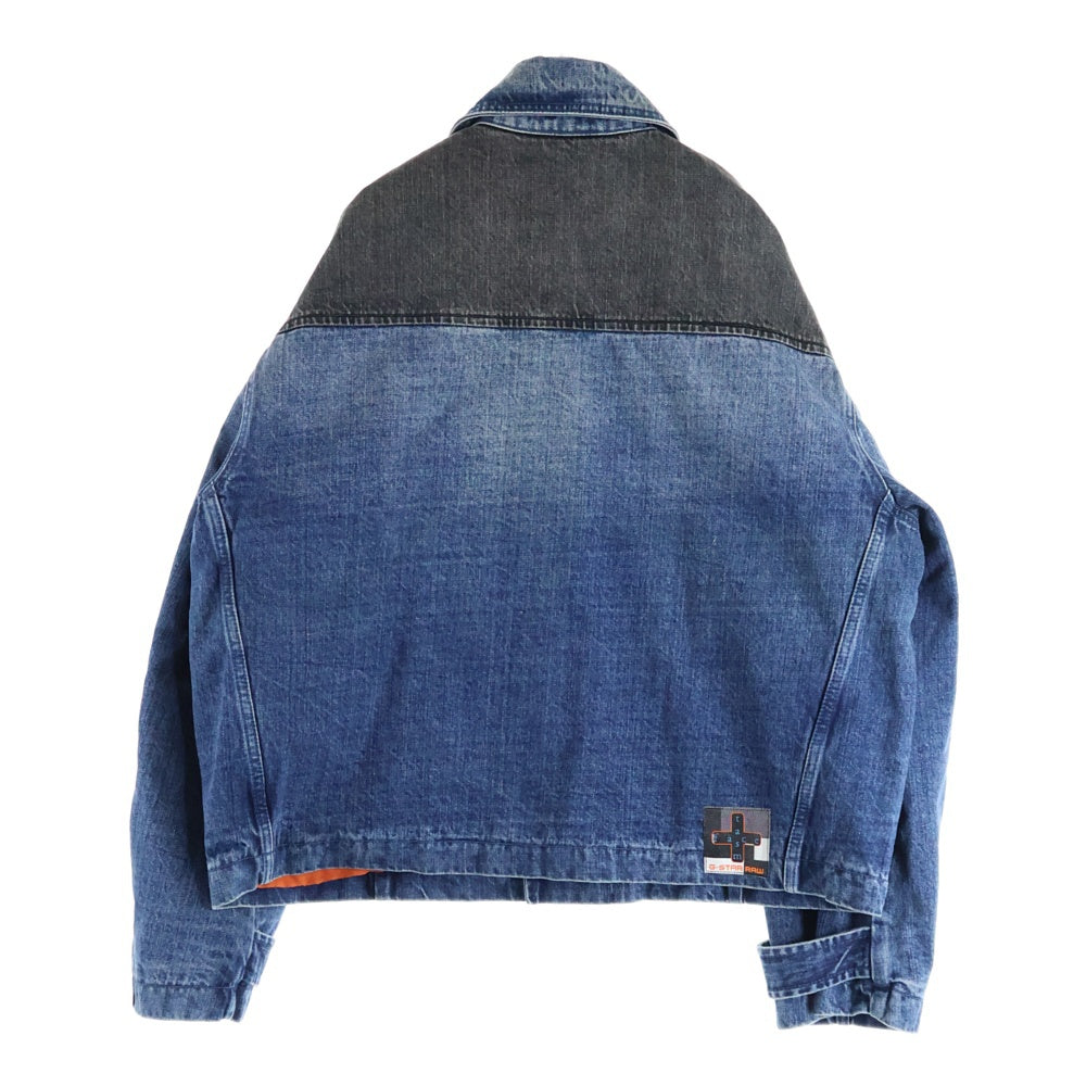 G-STAR RAW(ジースターロウ) 22AW ×FACETASM GSR-JK-U02パッチワーク加工 デニムジャケット インディゴ