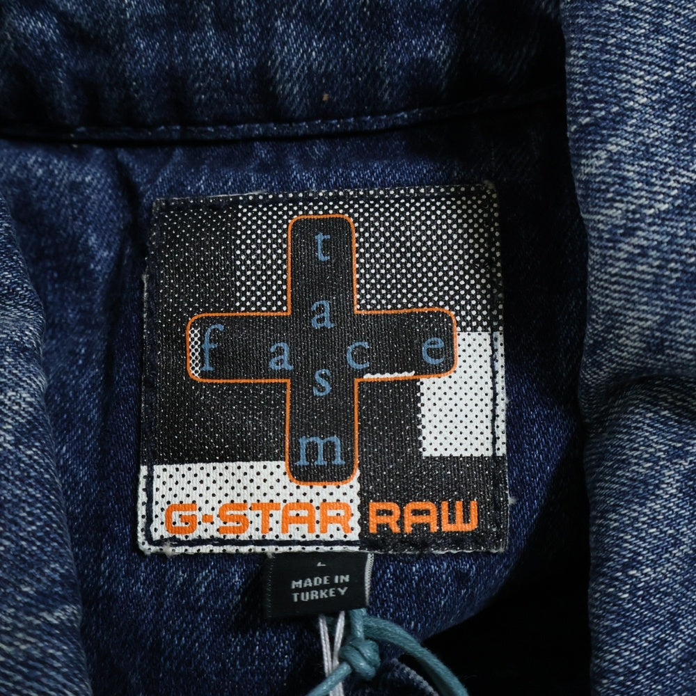 G-STAR RAW(ジースターロウ) 22AW ×FACETASM GSR-JK-U02パッチワーク加工 デニムジャケット インディゴ