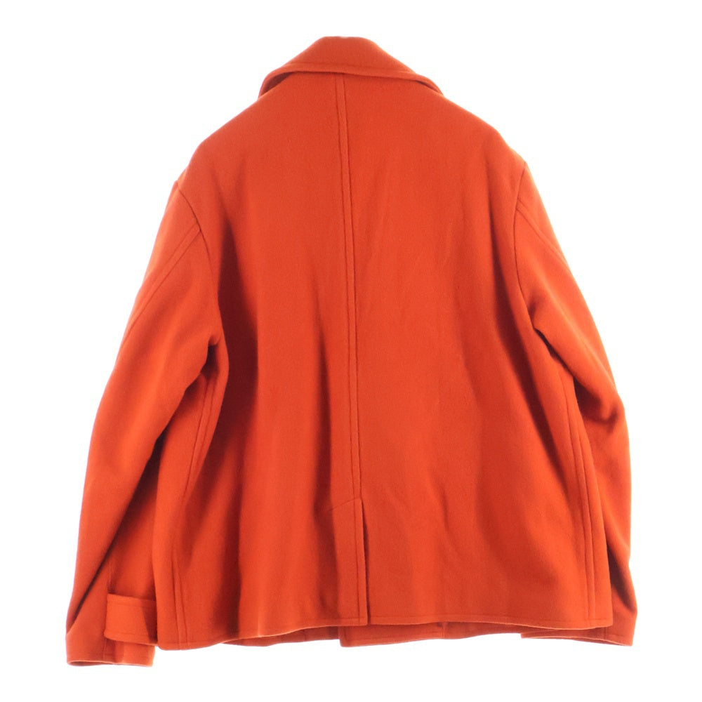 FACETASM(ファセッタズム) MKS-JK-M11 ウール フロントボタン付き コート レッド