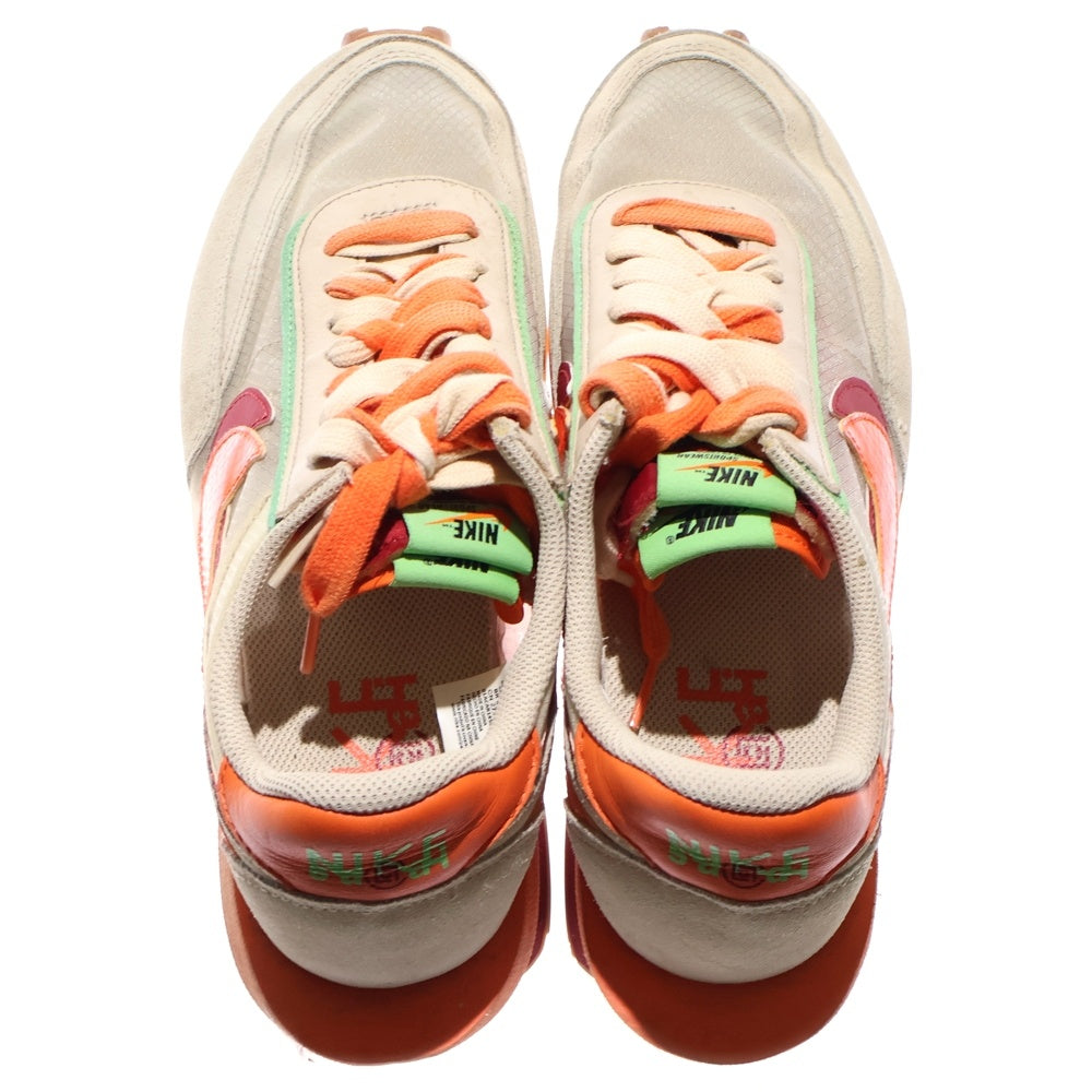 NIKE(ナイキ) ×Sacai ×CLOT LD WAFFLE ORANGE BLAZE DH1347-100 クロット サカイ LD ワッフル オレンジブレイズ ローカットスニーカー US9.5/27.5cm ベージュ/オレンジ