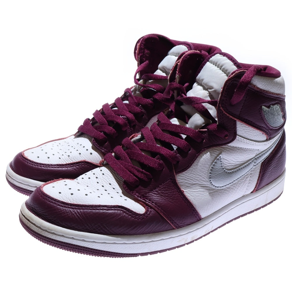 NIKE(ナイキ) AIR JORDAN 1 HIGH OG BORDEAUX 555088-611 エアジョーダン1 ハイカットスニーカー ボルドー US9/27.0cm ワイン