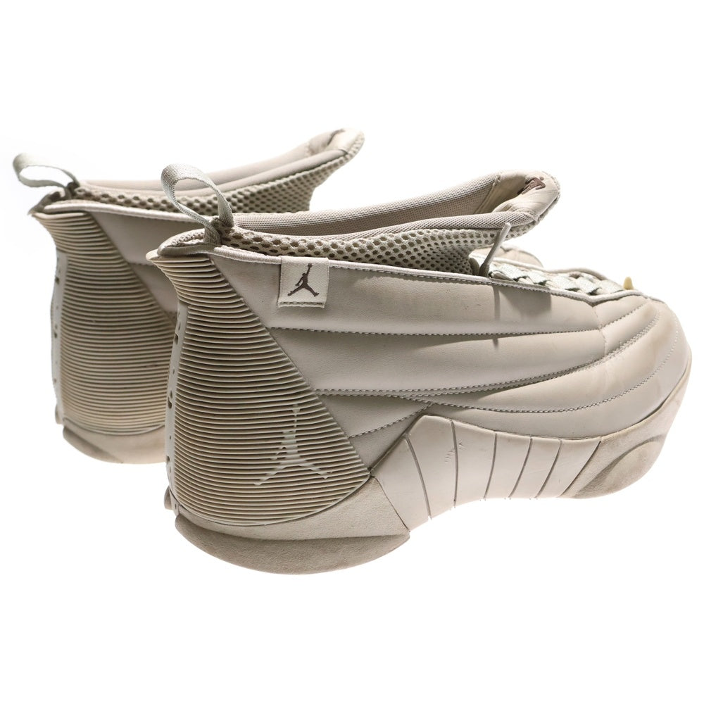 NIKE(ナイキ) ×Billie Eilish WMNS AIR JORDAN 15 DN2863-200 ×ビリーアイリッシュ ウィメンズ エアジョーダン15 ミドルカットスニーカー US11/28.0cm ベージュ レディース