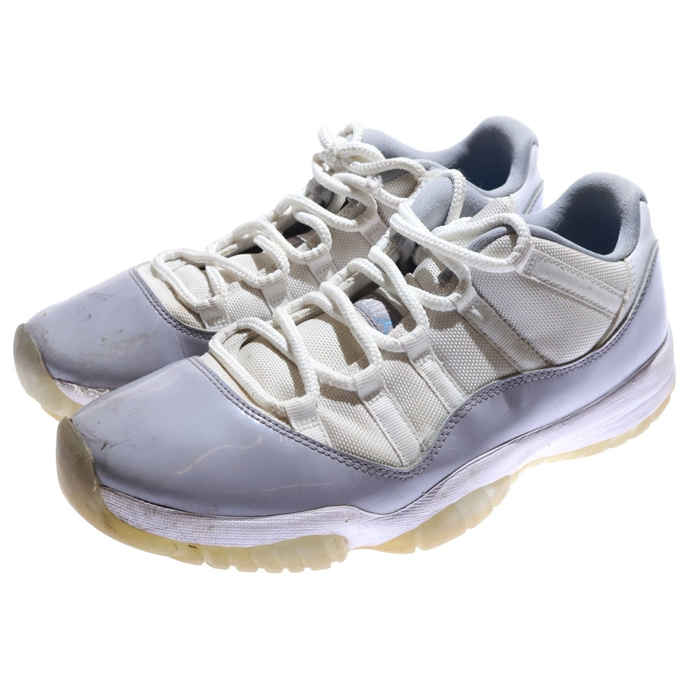NIKE(ナイキ) AIR JORDAN 11 RETRO LOW CEMENT GREY AV2187-140 エアジョーダン11 セメント レトロ ローカットスニーカー US10/28.0cm ホワイト/グレー