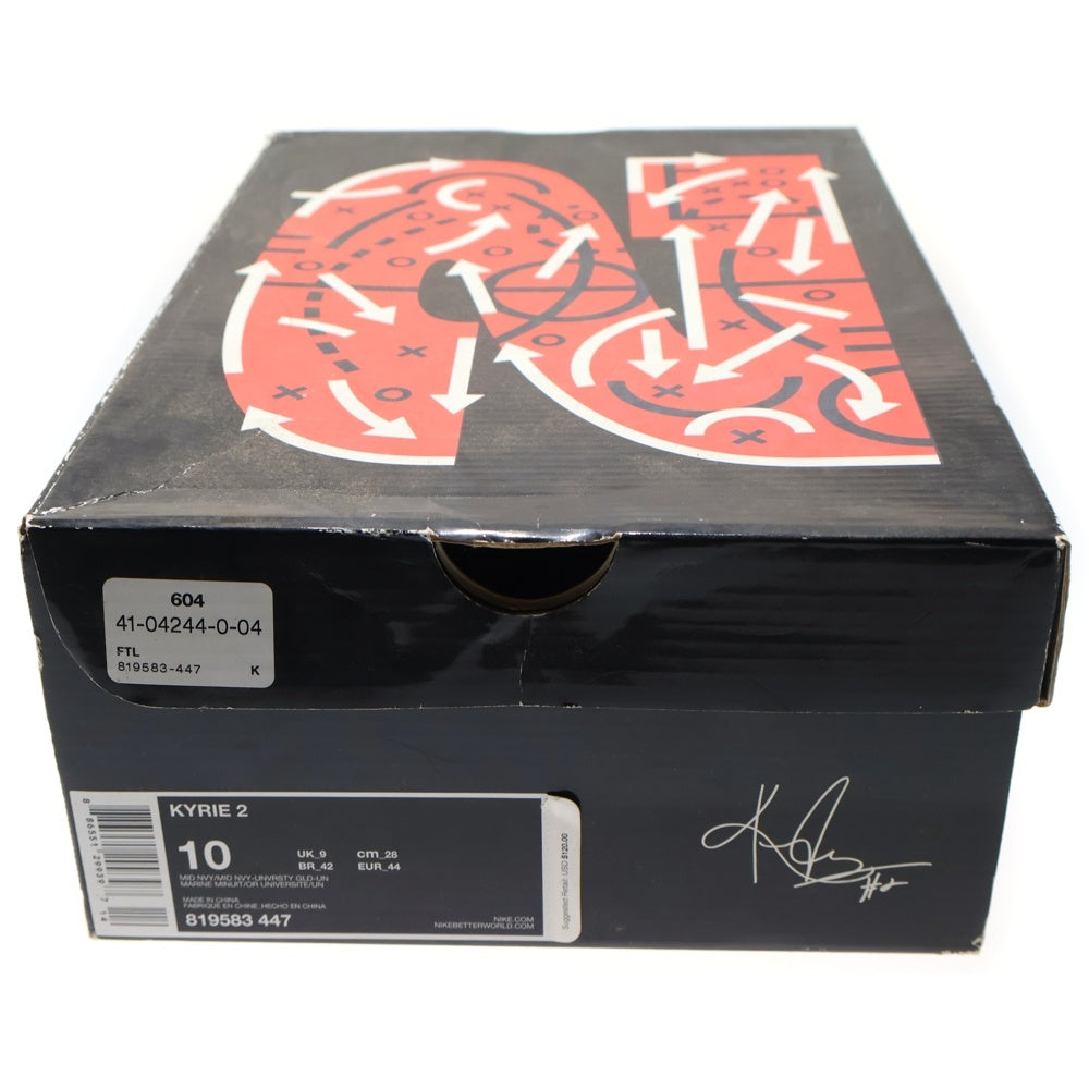 NIKE(ナイキ) KYRIE 2 CAVS 819583-447 カイリー2 キャブス ハイカットスニーカー US10/28.0cm ネイビー