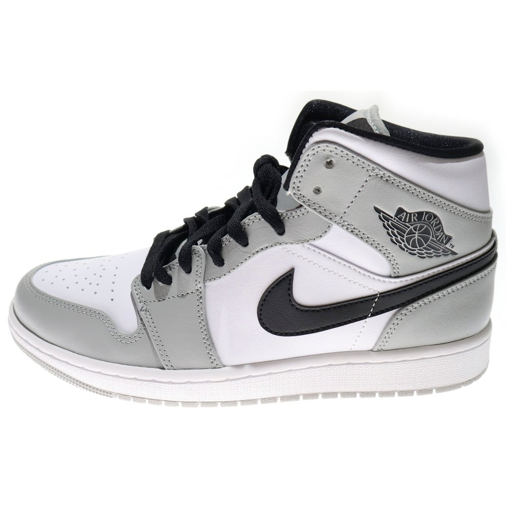 NIKE(ナイキ) AIR JORDAN 1 MID SMOKE GREY 554724-092 エアジョーダン 1 スモークグレー ミッドカットスニーカー グレー US9/27.0cm