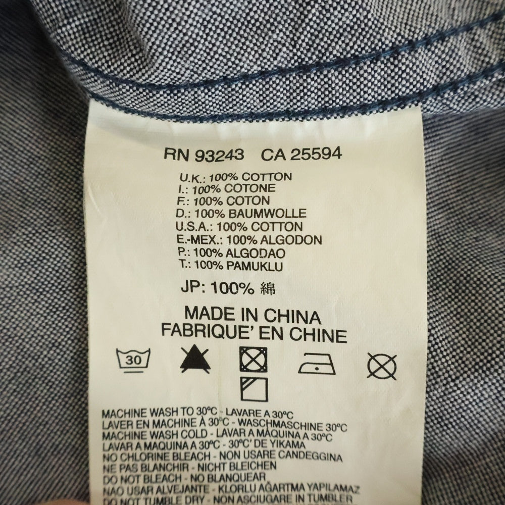 DIESEL(ディーゼル) 無地 長袖シャツ コットン グレー