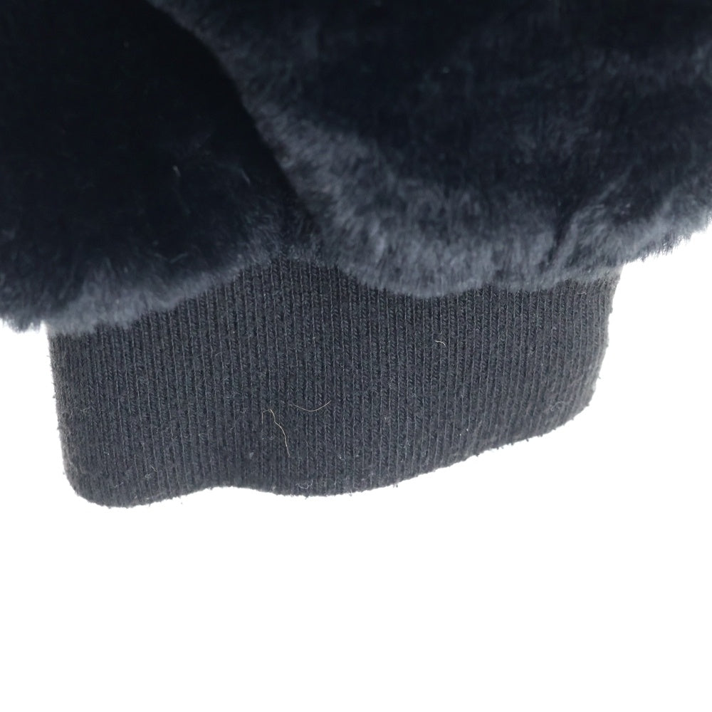 GALLIS ADDICTION(ガリスアディクション) ボアパーカー アーチロゴ 180202JE ブラック