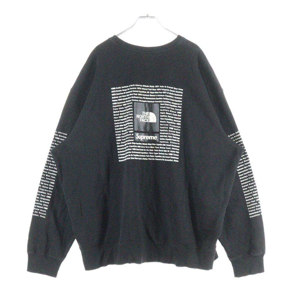 Supreme 最高　スウェット　トレーナー SUPREME(シュプリーム) 24AW ×The North Face 裏起毛 ロゴプリント