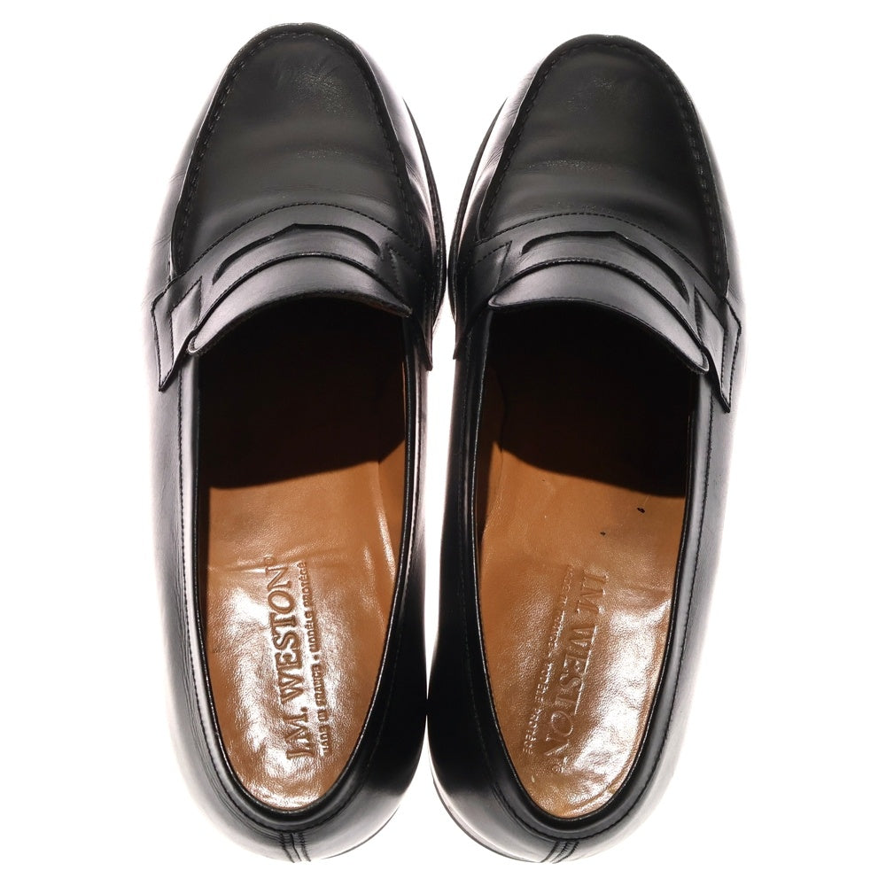 J.M.WESTON(ジェイエムウエストン) 180シグネチャーローファーコインローファー 革靴 41-101-180-10 ブラック