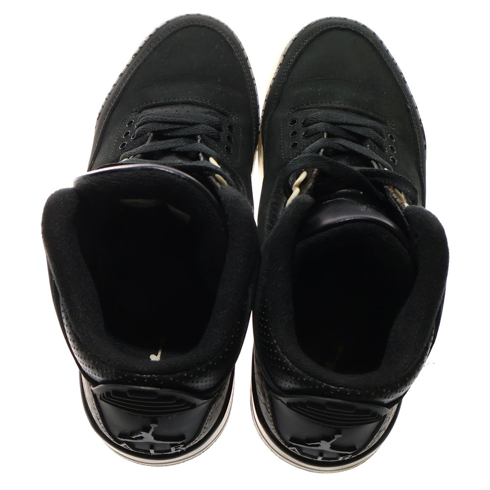 NIKE(ナイキ) WMNS AIR JORDAN 3 OFF NOIR CK9246-001 ウィメンズ エアジョーダン3 オフノワール ハイカットスニーカー レオパード ブラック US7.5/24.5cm レディース