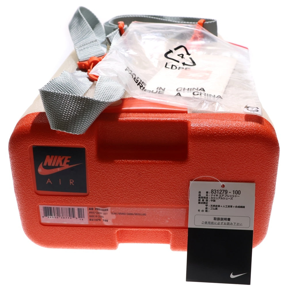 NIKE(ナイキ) 【観賞用 2016年製】 AIR PRESSURE 831279-100 WHITE/CEMENT GREY エアプレッシャー ホワイト/グレー US8.5/26.5cm