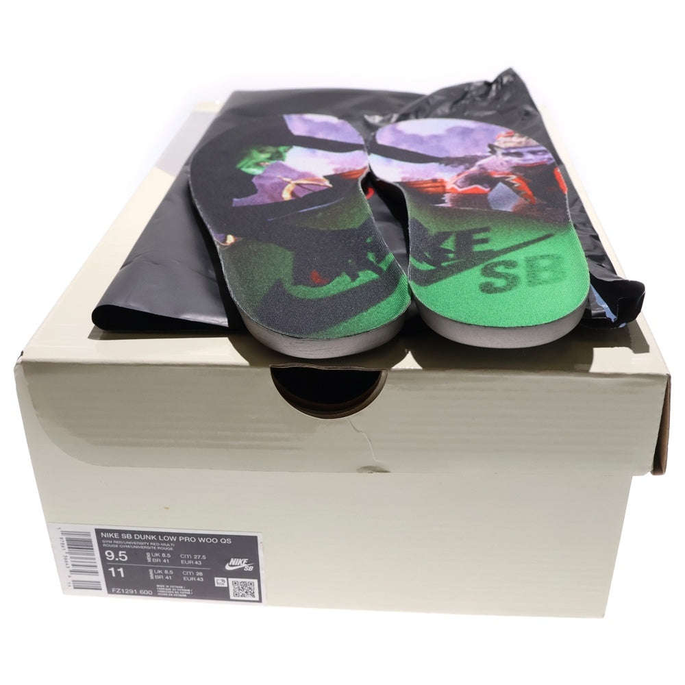 NIKE(ナイキ) ×THE WIZARD OF OZ DUNK LOW POPPY FIELD FZ1291-600 オズの魔法使い ダンク ポピーフィールド ローカットスニーカー マルチ US9.5/27.5cm