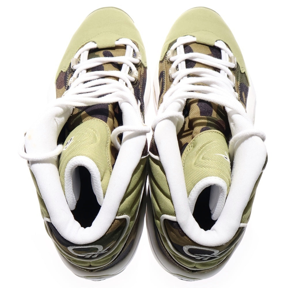 Reebok(リーボック) ×A BATHING APE×mita sneakers Question Mid 1st BD4232 アベイシングエイプ ミタスニーカーズ クエスチョン ミッドカットスニーカー US10/28.0cm カモ