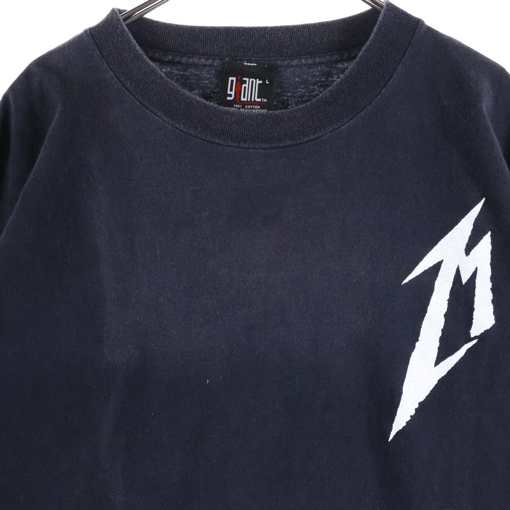 VINTAGE(ヴィンテージ) 90s METALLICA SAN FRANCISCO 15 YEARS LS TEE メタリカ サンフランシスコ 15周年記念 両面プリント長袖Tシャツ カットソー ブラック
