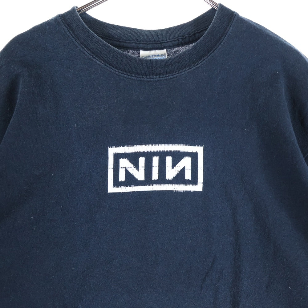 VINTAGE(ヴィンテージ) 00s NINE INCH NAILS WITH TEETH TEE ナインインチ ネイルズ ウィズ ティース フロントプリント 半袖Tシャツ カットソー ブラック