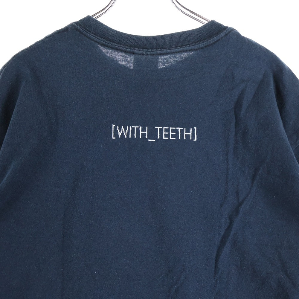 VINTAGE(ヴィンテージ) 00s NINE INCH NAILS WITH TEETH TEE ナインインチ ネイルズ ウィズ ティース フロントプリント 半袖Tシャツ カットソー ブラック