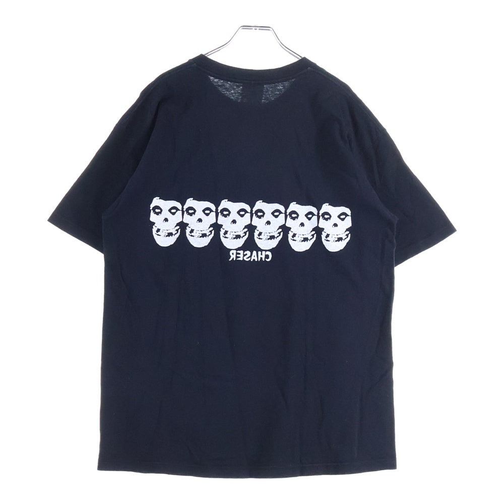 VINTAGE(ヴィンテージ) 90~00s MISFITS TEE ミスフィッツ 両面プリント クルーネック 半袖Tシャツ カットソー ブラック