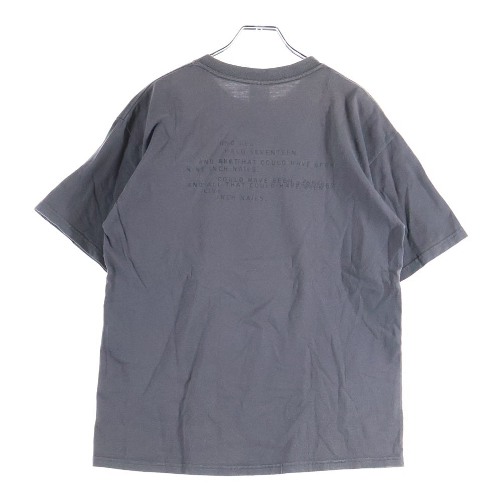 VINTAGE(ヴィンテージ) 00s NINE INCH NAILS TEE ナインインチネイルズ 両面プリント クルーネック 半袖Tシャツ カットソー グレー