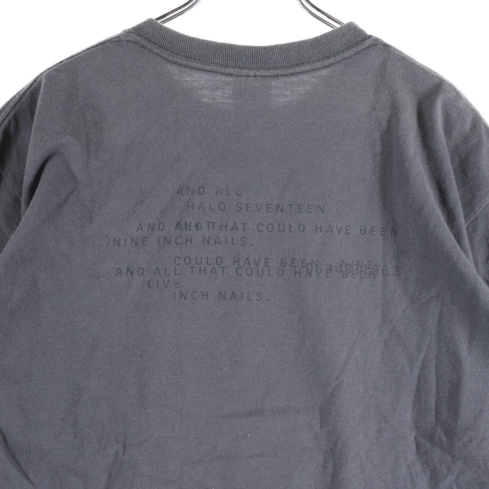 VINTAGE(ヴィンテージ) 00s NINE INCH NAILS TEE ナインインチネイルズ 両面プリント クルーネック 半袖Tシャツ カットソー グレー