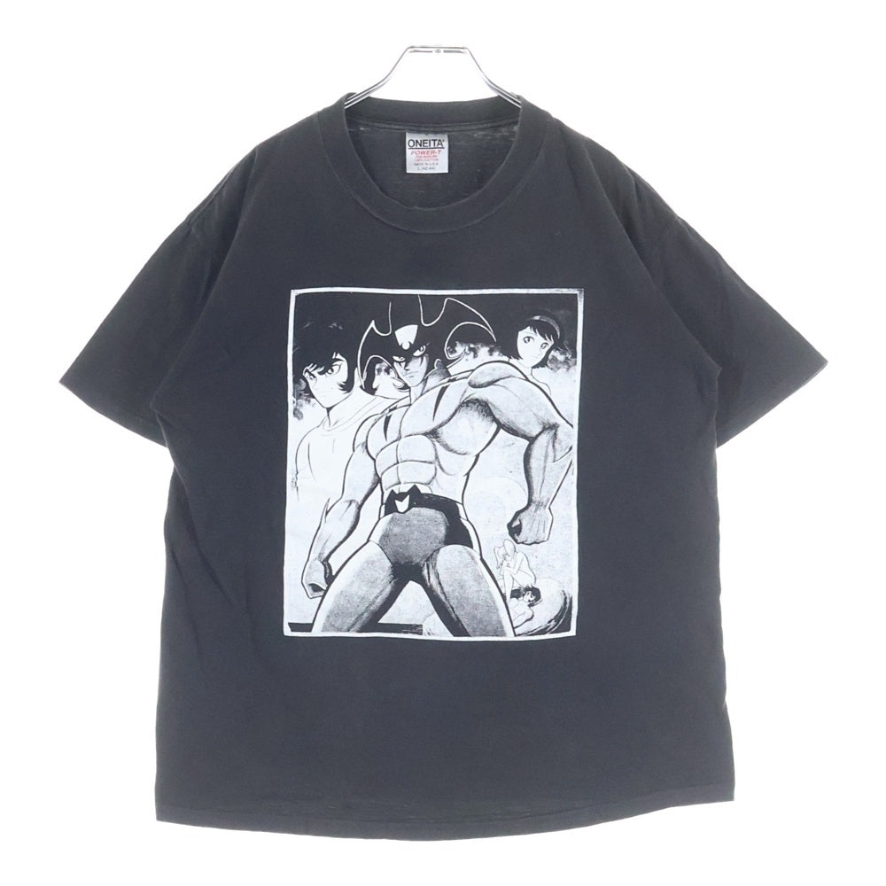 VINTAGE(ヴィンテージ) 90s ZORLAC DEVILMAN TEE ゾーラック デビルマン フロントプリント クルーネック 半袖Tシャツ ブラック