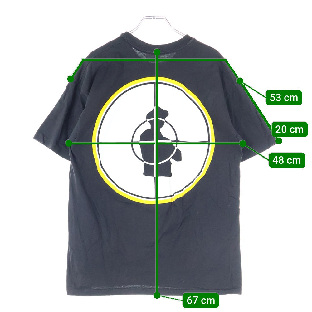 VINTAGE(ヴィンテージ) 80-90s VINTAGE PUBLIC ENEMY TARGET LOGO TEE HANES パブリックエナミー ターゲットロゴ クルーネック 半袖Tシャツ カットソー ブラック