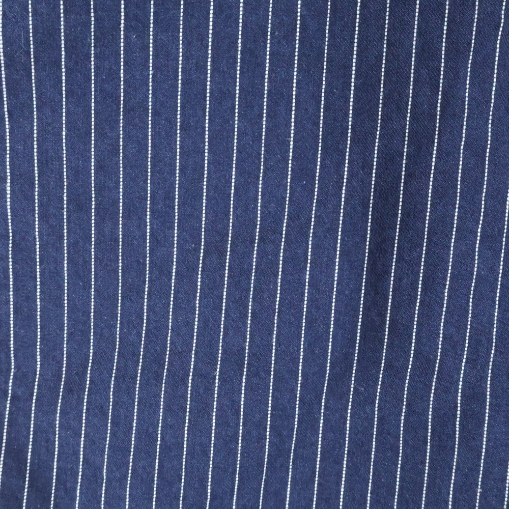 LEE(リー) フロントロゴワッペン ストライプ オーバーオール インディゴ