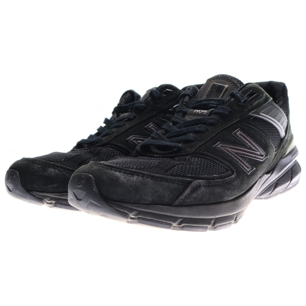 New Balance(ニューバランス) 990v5 メッシュローカットスニーカー M990BK5 ブラック US8.5/26.5cm