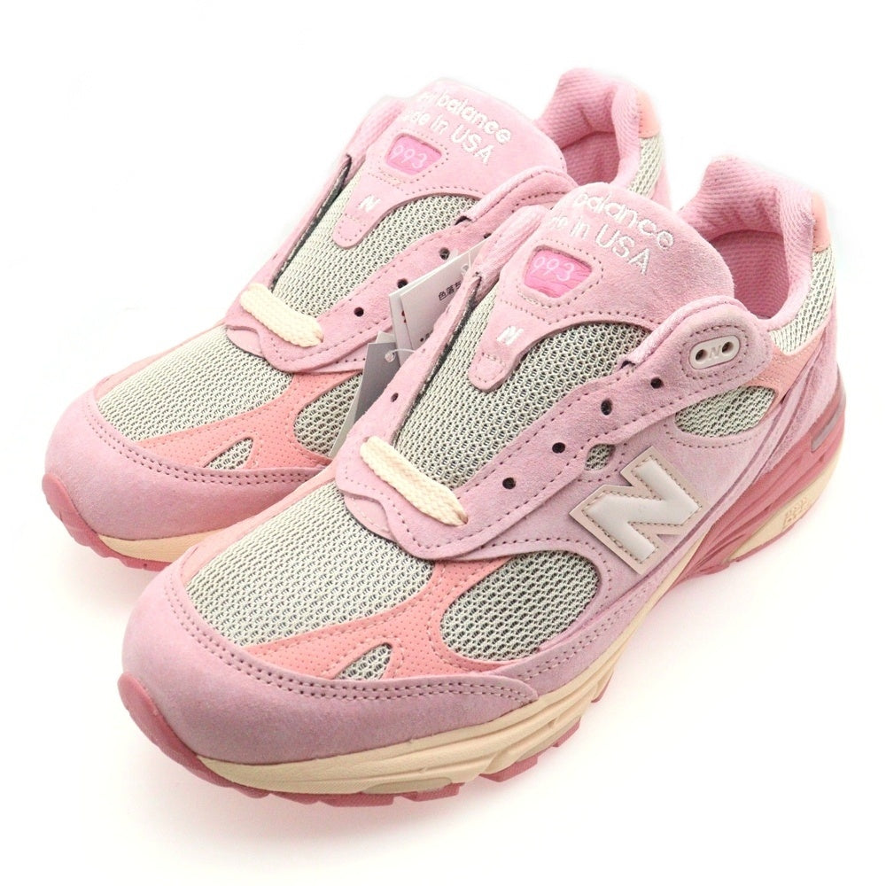 New Balance(ニューバランス) MR993JH1 Made in USA スエード メッシュローカットスニーカー ピンク US8/26.0cm