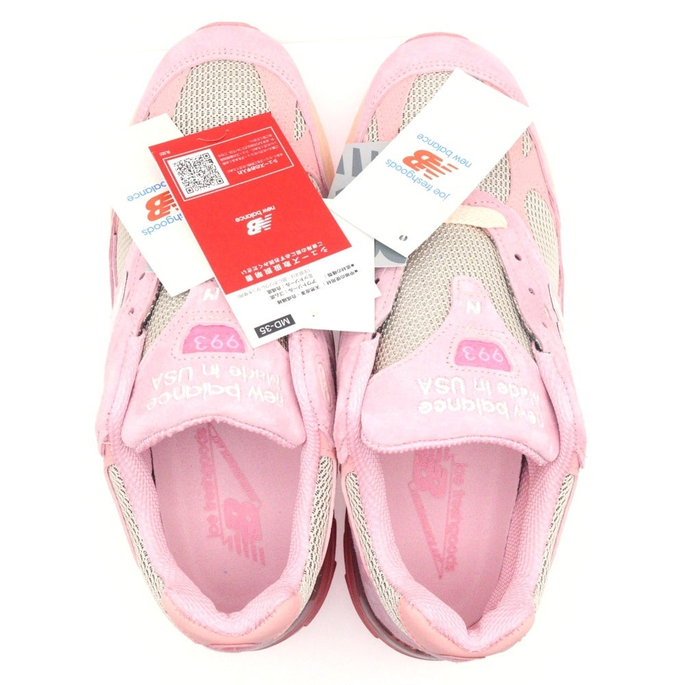 New Balance(ニューバランス) MR993JH1 Made in USA スエード メッシュローカットスニーカー ピンク US8/26.0cm