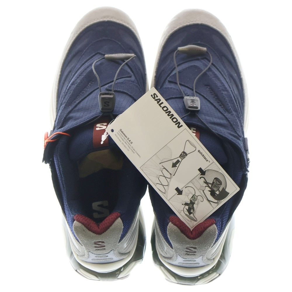 SALOMON(サロモン) ×KITH XT-4K 477738 ジップローカットスニーカー シューズ ネイビー US8.5/26.5cm