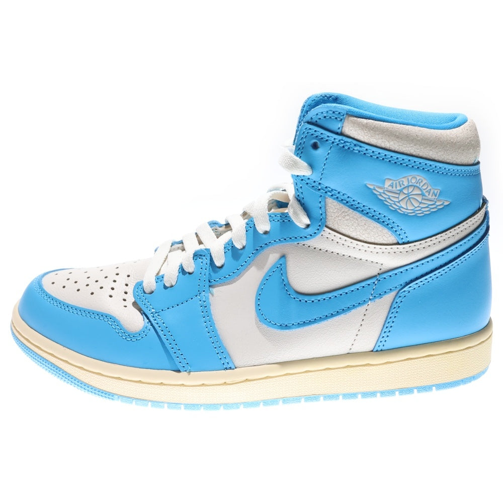 NIKE(ナイキ) AIR JORDAN 1 RETRO HIGH OG UNC REIMAGINED DZ5485-402 エアジョーダン1 レトロ UNC リイマジンド ハイカットスニーカー ブルー/ホワイト US8/26.0cm