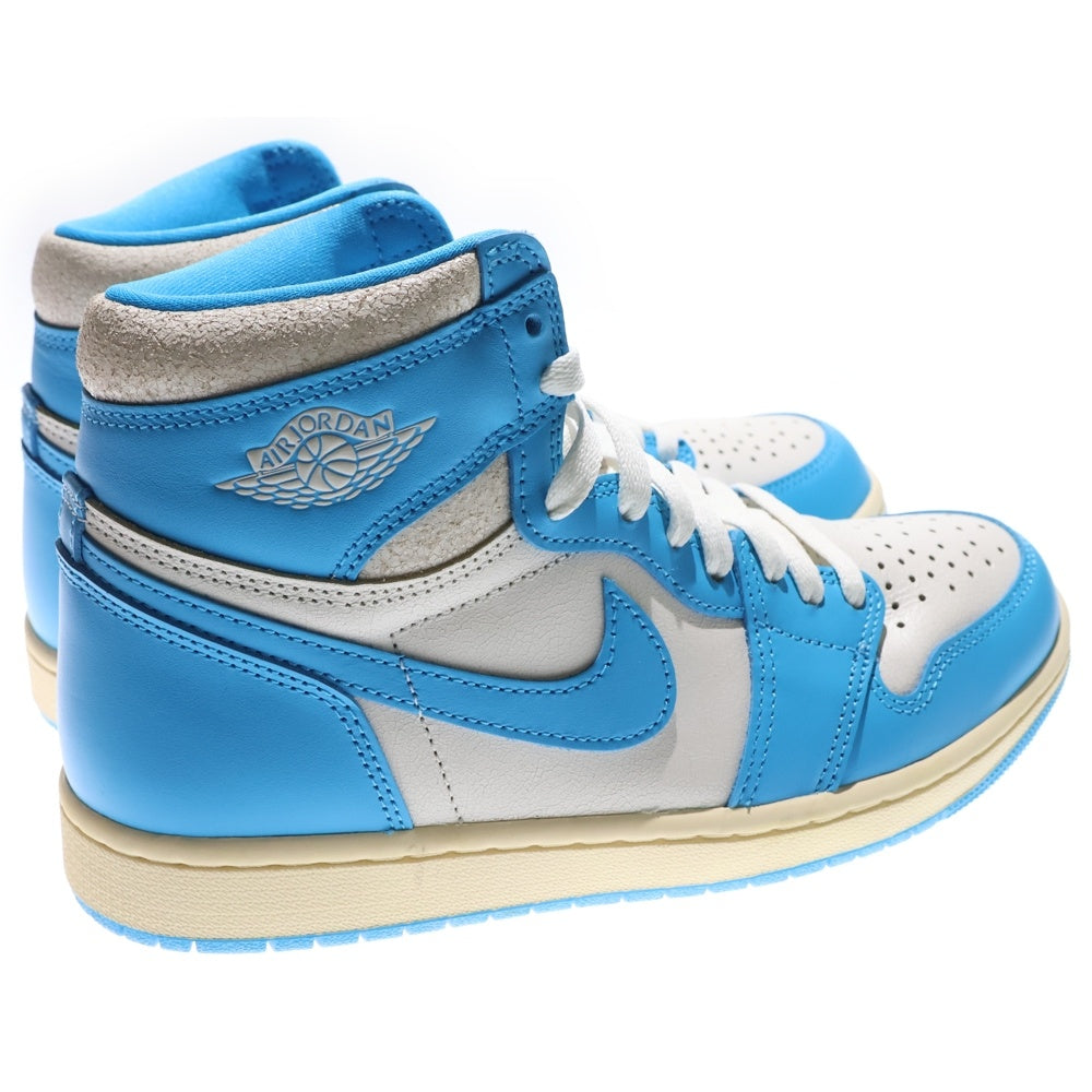 NIKE(ナイキ) AIR JORDAN 1 RETRO HIGH OG UNC REIMAGINED DZ5485-402 エアジョーダン1 レトロ UNC リイマジンド ハイカットスニーカー ブルー/ホワイト US8/26.0cm