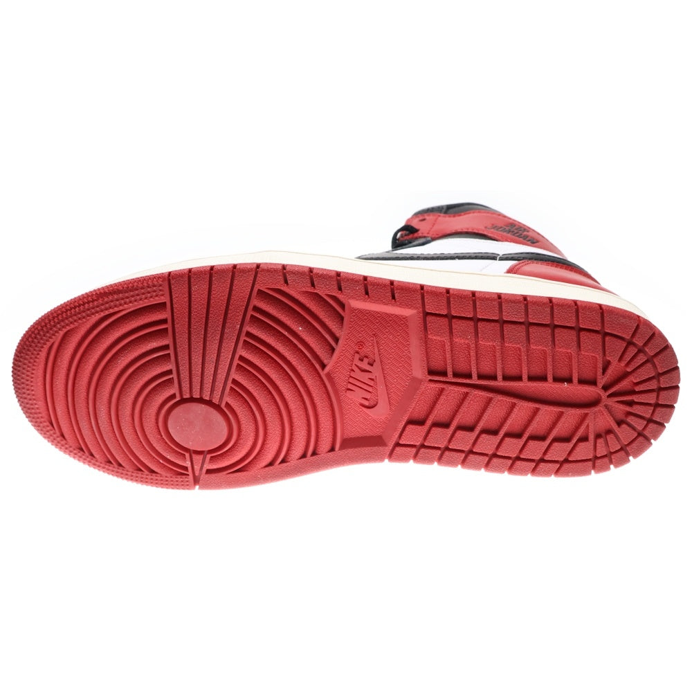 NIKE(ナイキ) AIR JORDAN 1 DZ5485-106 エアジョーダン レトロ ブラック トゥ ハイカットスニーカー レッド/ホワイト/ブラック US8/26.0cm