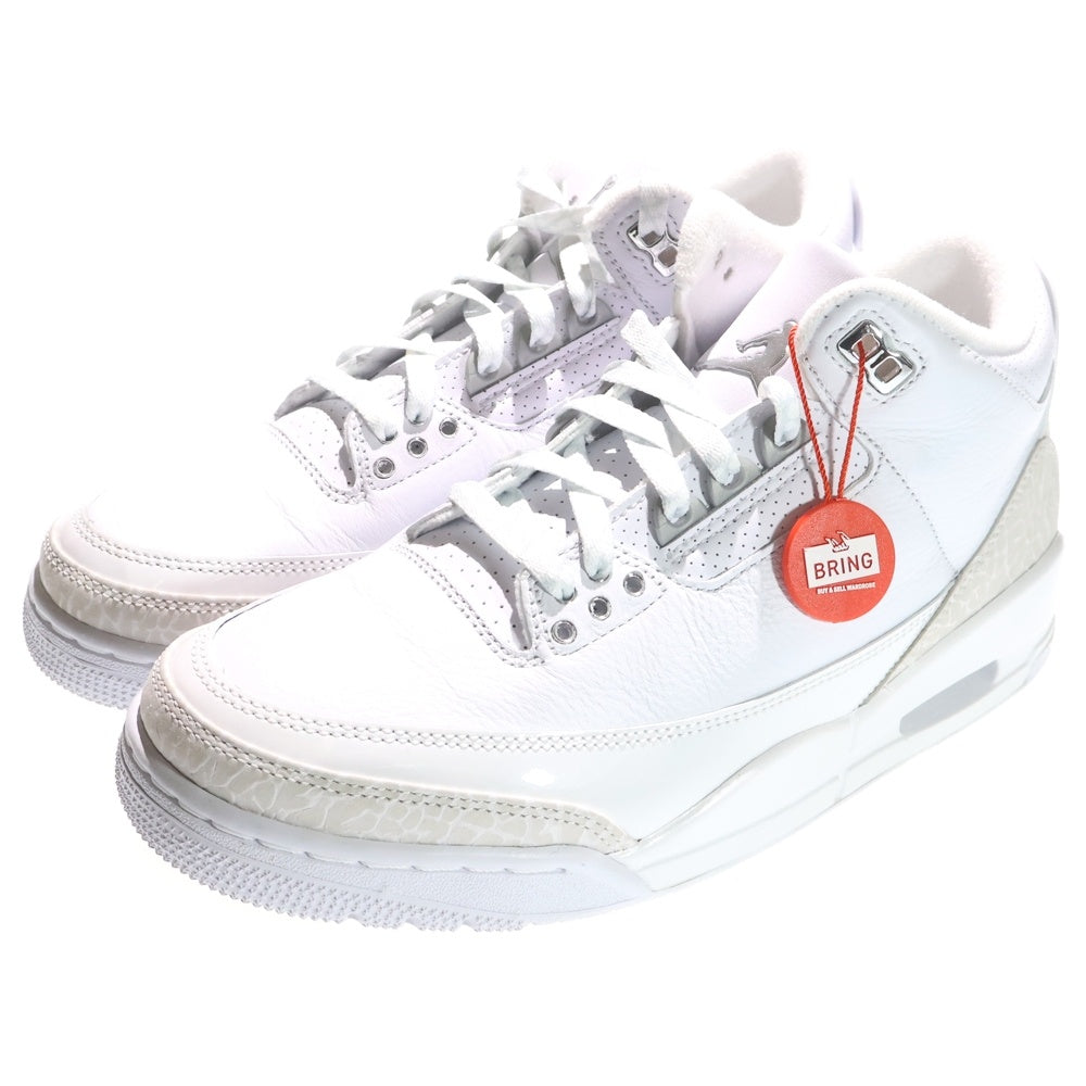 NIKE(ナイキ) AIR JORDAN 3 RETRO CT8532-111 エアジョーダン3 ハイカットスニーカー ホワイト US8/26.0cm