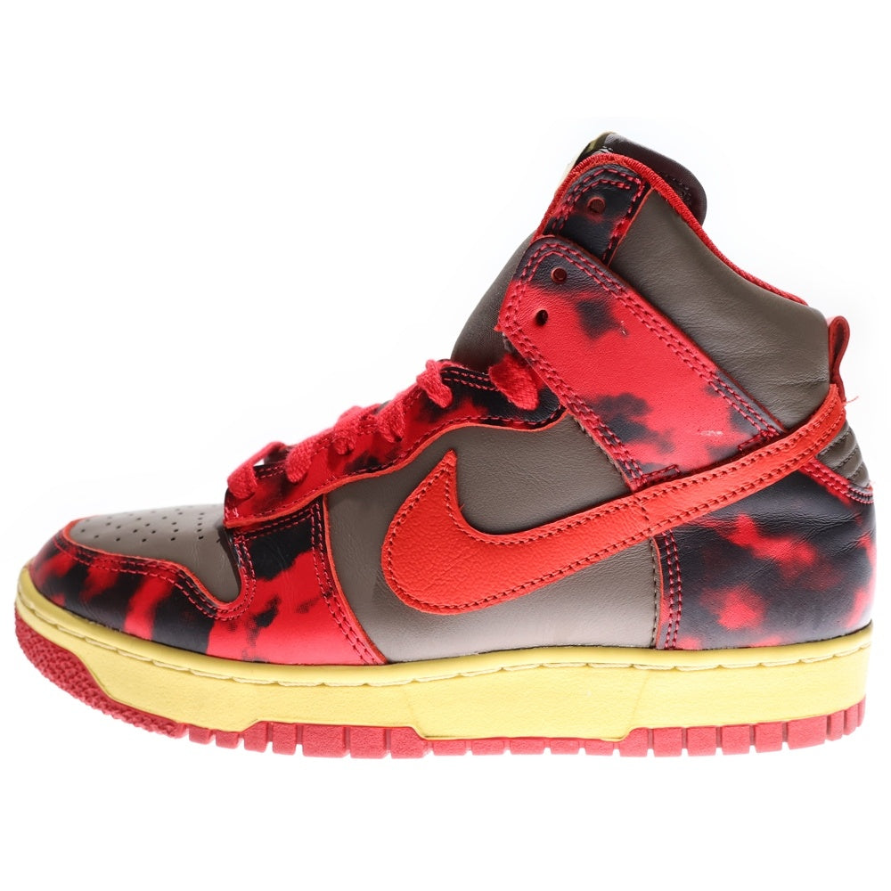 NIKE(ナイキ) DUNK HI 1985 SP RED ACID WASH DD9404-600 ダンク レッドアシッドウォッシュ ハイカットスニーカー グレー/レッド US6.5/24.5cm