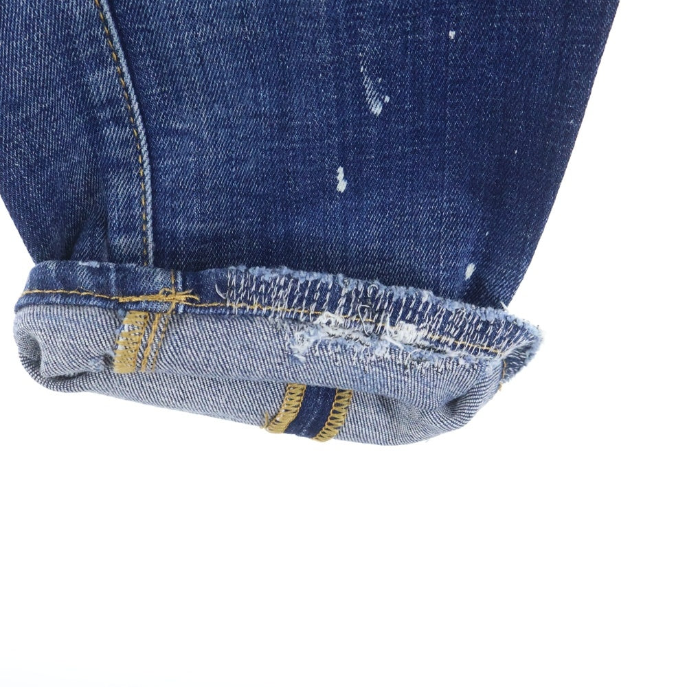 DSQUARED2(ディースクエアード) 18AW TWIST JEANS ツイストジーンズ ストレートパンツ S71LB0503 インディゴ