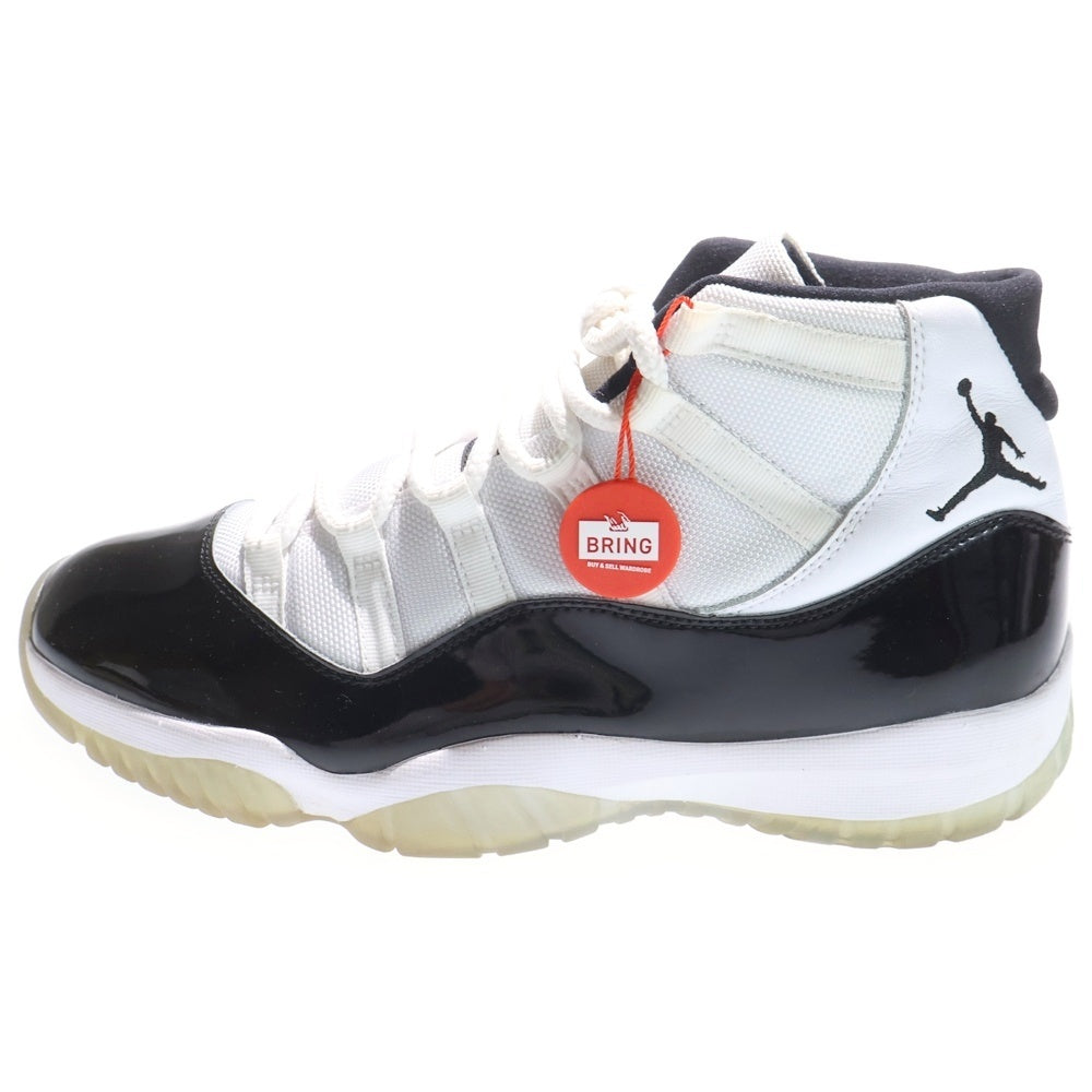 NIKE(ナイキ) AIR JORDAN 11 RETRO CONCORD 378037-100 エアジョーダン レトロ コンコルド ハイカットスニーカー シューズ ブラック/ホワイト US10/28.0cm