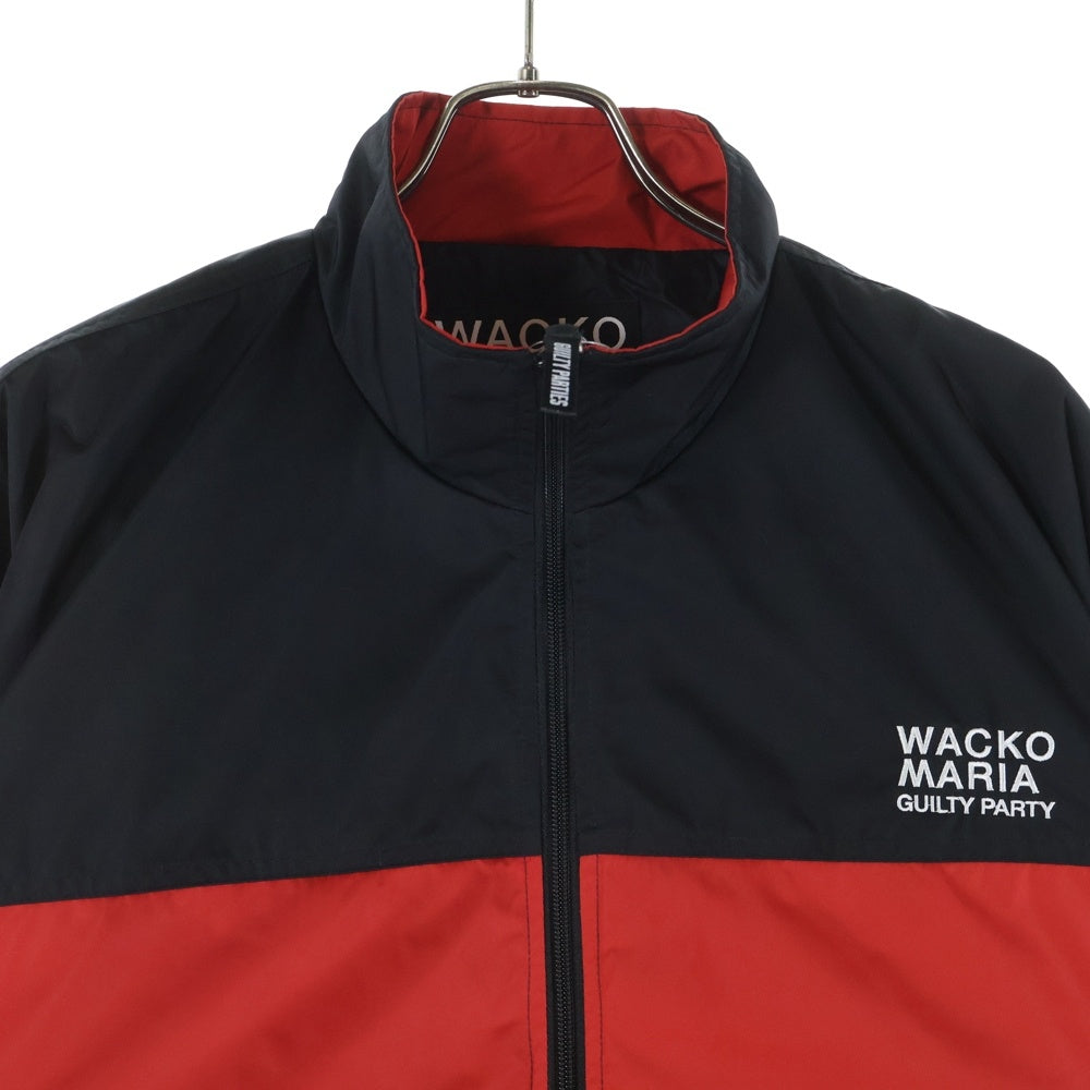 WACKO MARIA(ワコマリア) 22SS ×NANGA TRACK JACKET 22SS-WMO-NO04 ×ナンガ ポリエステルジップアップトラックジャケット レッド/ブラック