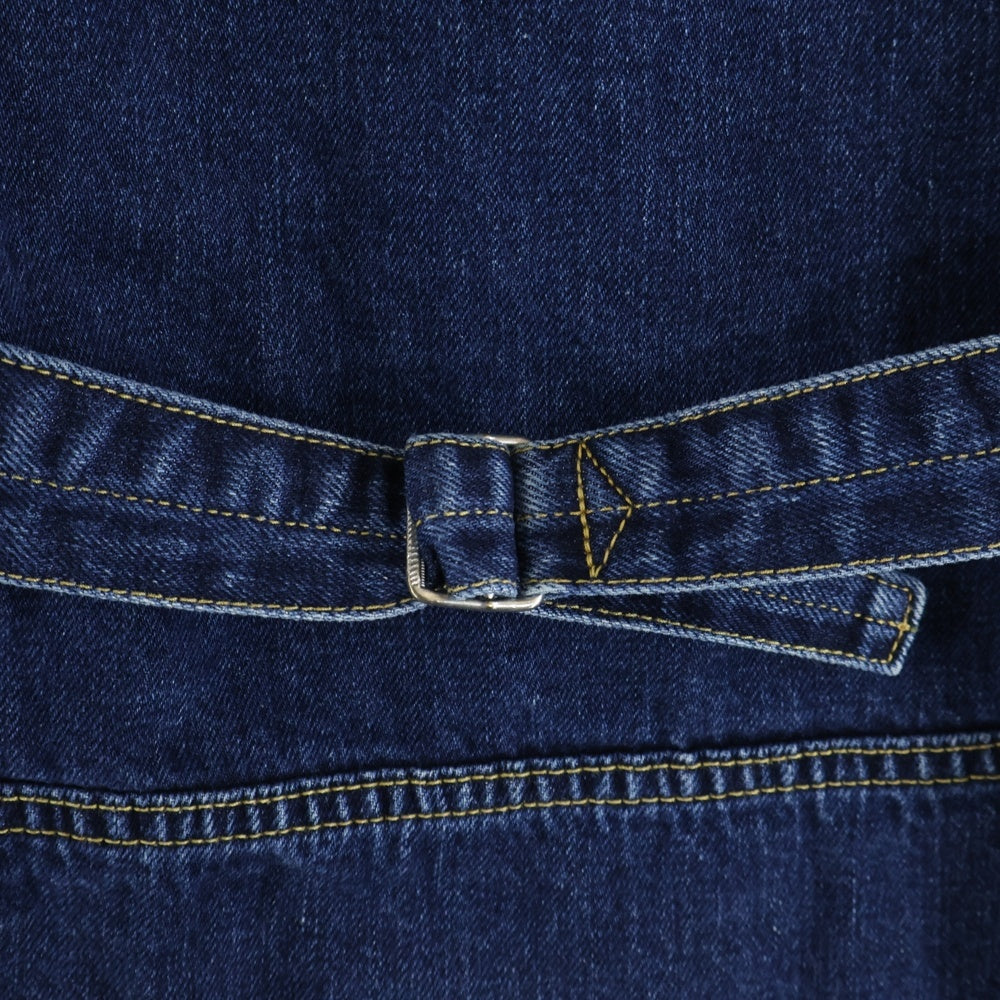 beautiful people(ビューティフルピープル) double-end selvedge bleach denim blouson ダブルエンド デニム ブルゾン ジャケット 1215102023 インディゴ